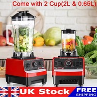 Multifunctional 2L Blender Food Processor Smoothie Juicer Ice Crusher 4500W