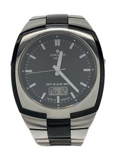 JUNGHANS Solar Radio Analog Watch Excellent J...
