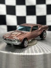 1968 Hot Wheels Redline Custom Mustang HK  High Gloss Copper **NEAR MINT**