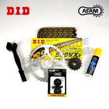 DID AFAM VXGB X-Ring Gold Chain & Sprocket Kit fits Honda XR650L P-K 1993-2020