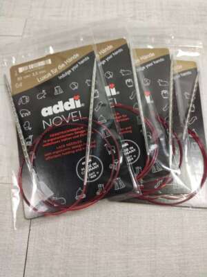 Rundstricknadel '' addi Novel ''  50 cm -  5 mm