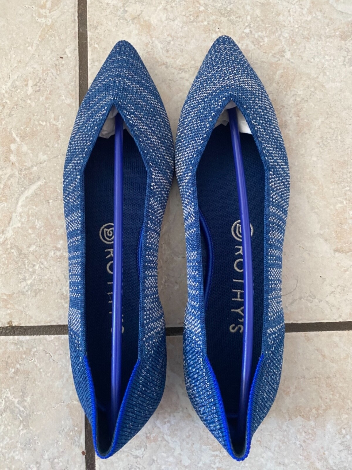 rothys indigo heather