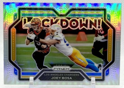 2021 Prizm Joey Bosa Lockdown! Silver Prizm #12 Los Angeles LA Chargers