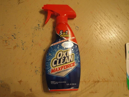 OxiClean Max Force Laundry Stain Remover Spray Bottle 12 Fl Oz  #N29