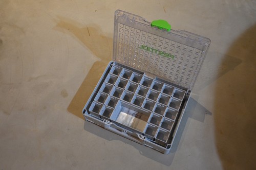 Festool Clear Top Systainer Organiser with bins Used