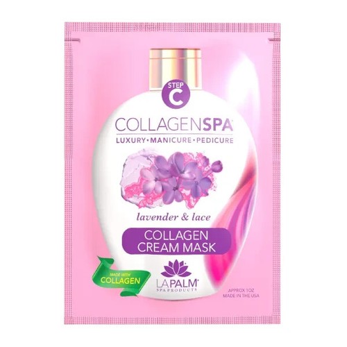La Palm Collagen Spa 6 Step Manicure/Pedicure Kit Lavender and Lace 2 Pack. Nail - 第 6/9 張圖片