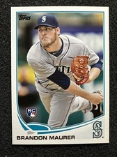 BRANDON MAURER #435 2013 Topps Baseball RC Rookie Card QTY Seattle Mariners
