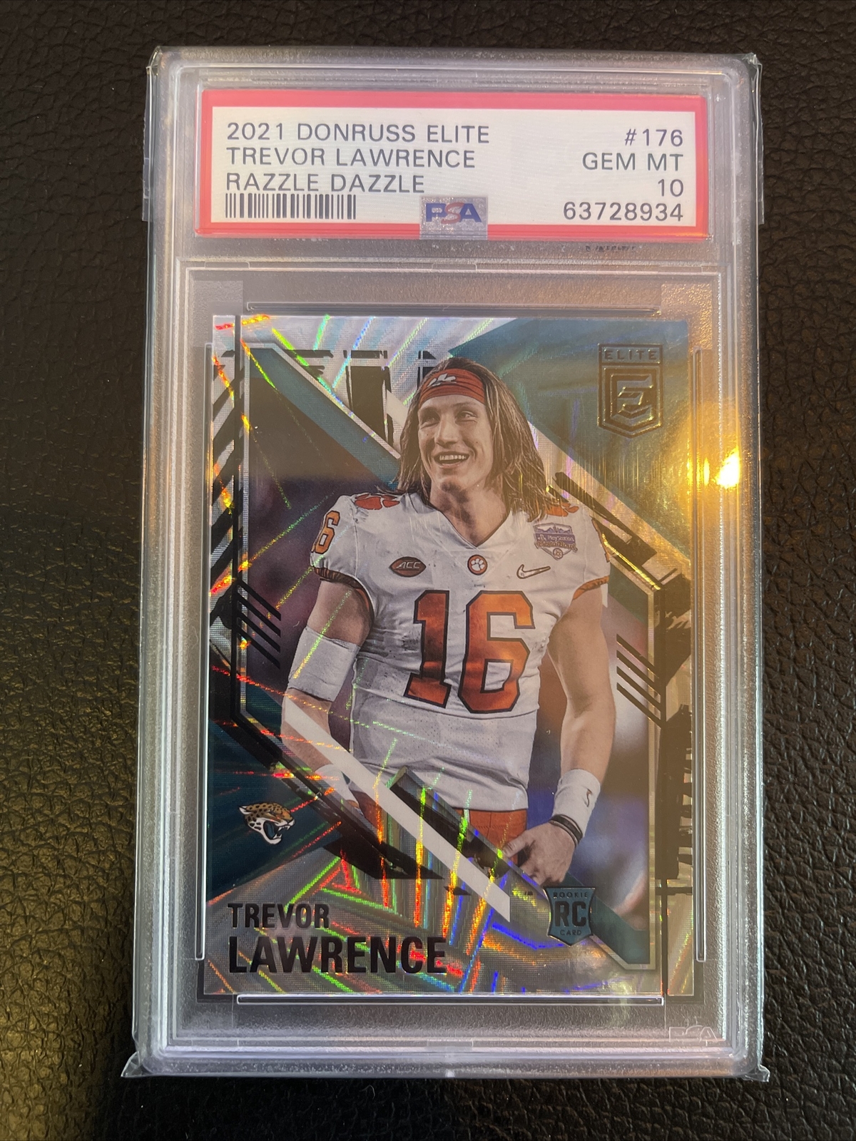 Trevor Lawrence Panini Donruss Elite #176 Razzle Dazzle