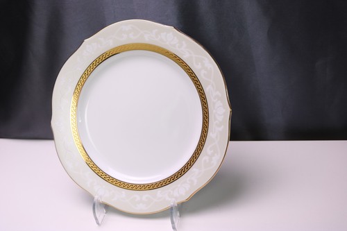 Noritake 4335 Hampshire Gold 9 " Accent Luncheon Plate (s) Scalloped - Picture 7 of 7