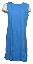 Isaac Mizrahi Live! Crewneck Tank Ladder Lace Seaming Sz S Blue MSRP $59-SALE!!