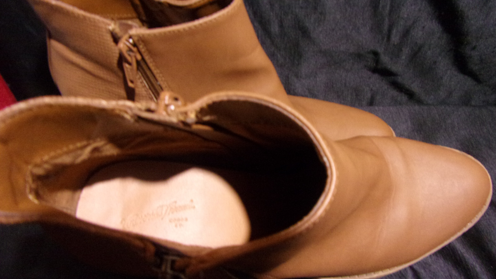 Universal Thread Womens Brown Side Zip Block Heel… - image 8