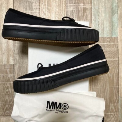 MM6 Maison Margiela Ballet Shoes Slip-on Black Size 37 Women's US6