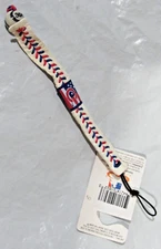 MLB White Chicago Cubs Blue Red Stitching Team Baseball Seam Bracelet Gamewear