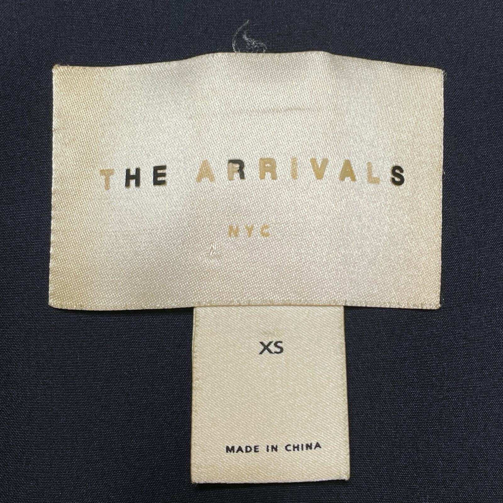 The Arrivals Halstrom Navy Blue Parka Shell Detachable Fur Trim Hood XS