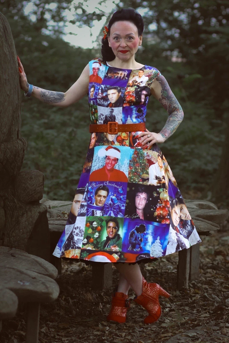 Elvis Christmas Dress Size 16