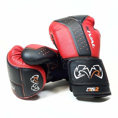 Rival Boxing RB10 Intelli-Shock Pratzen-Handschuhe Rot Trainings Bag Gloves