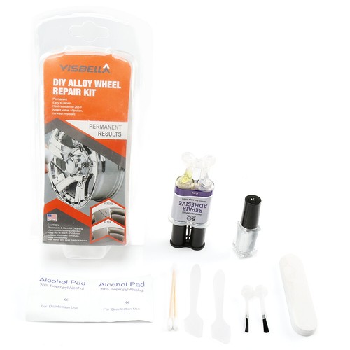 Alloy Wheel Repair Kit For Rim Damage Scratches Scrapes Remover Erase