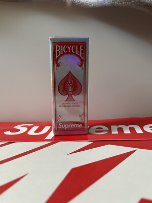 Supreme X Bicycle holographic slice cards