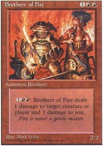 Brothers of Fire x4 - 4th Edition - NM-Mint, English - 4th Edition
