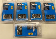 Lot Of 5.  Ideal 85-030, F-Series, 50 Pieces, RG-6 Quad shield CATV Connectors