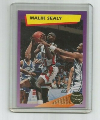 MALIK SEALY 1992 FRONT ROW GOLD EMBLEM CAREER HIGHLIGHTS CARD #82 | eBay