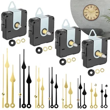 4 Set DIY Clock Parts Movement Quartz Mechanism Wall Replacement Repair Hands