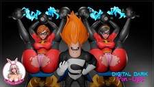 ElastiGirl Invisible Girl Figure 3D Printed P...