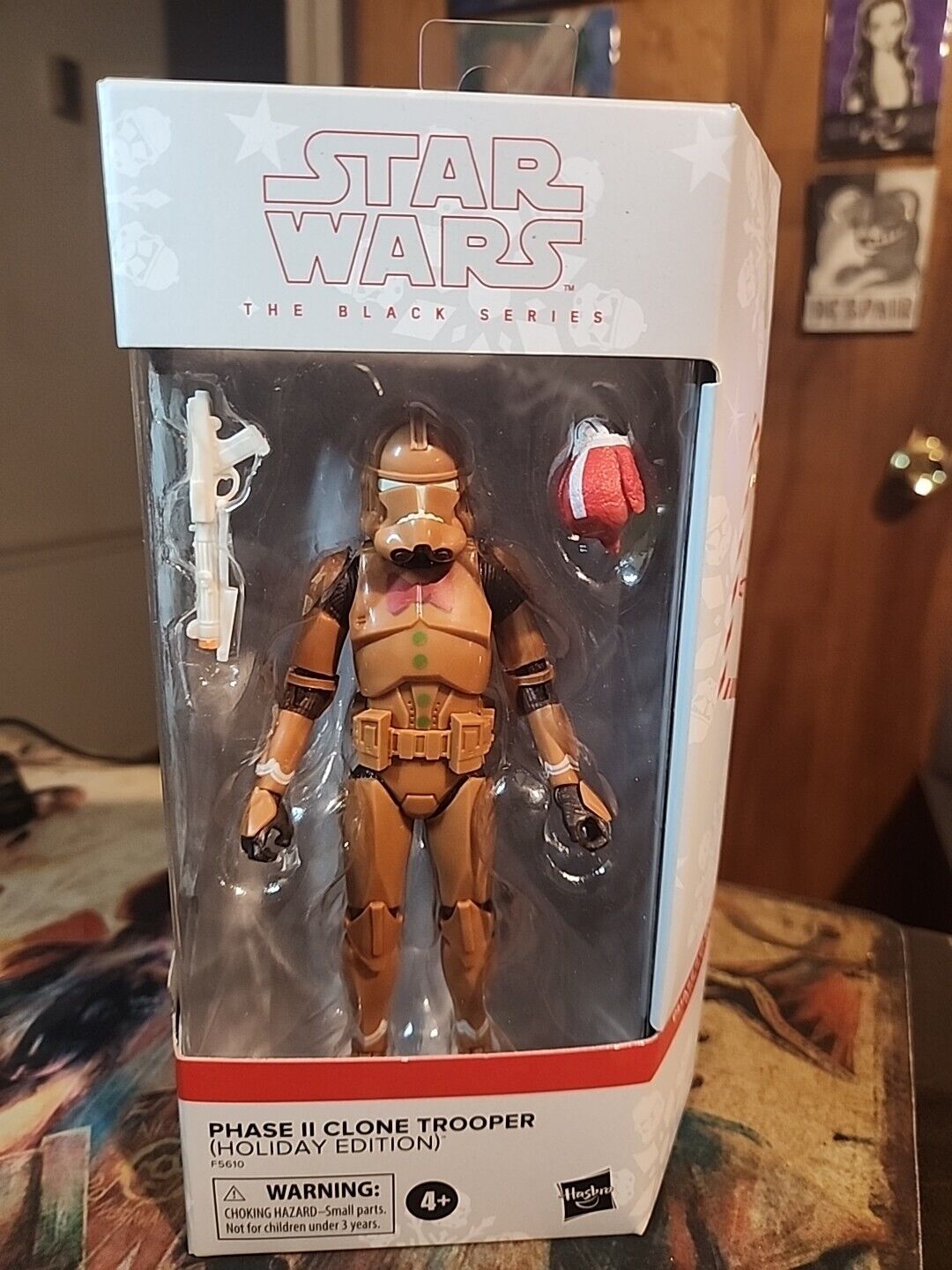 Star Wars black series Phase II Clone Trooper holiday edition