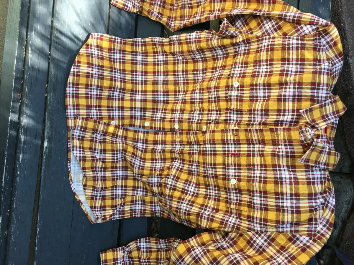 Supreme Plaid Flannel Shirt large