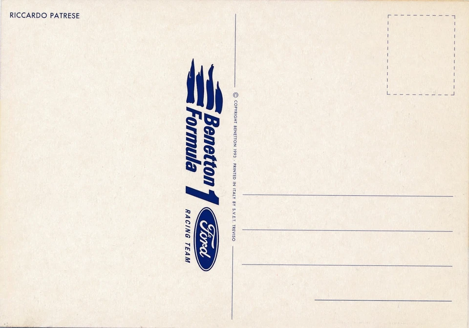 Riccardo Patrese - Autogramm Handsigniert - Formel 1 Rennfahrer X58 - Bild 2 von 2