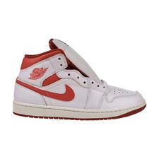 Air Jordan 1 Mid SE Men's Shoes White-Dune Red-Sail-Lobster FJ3458-160