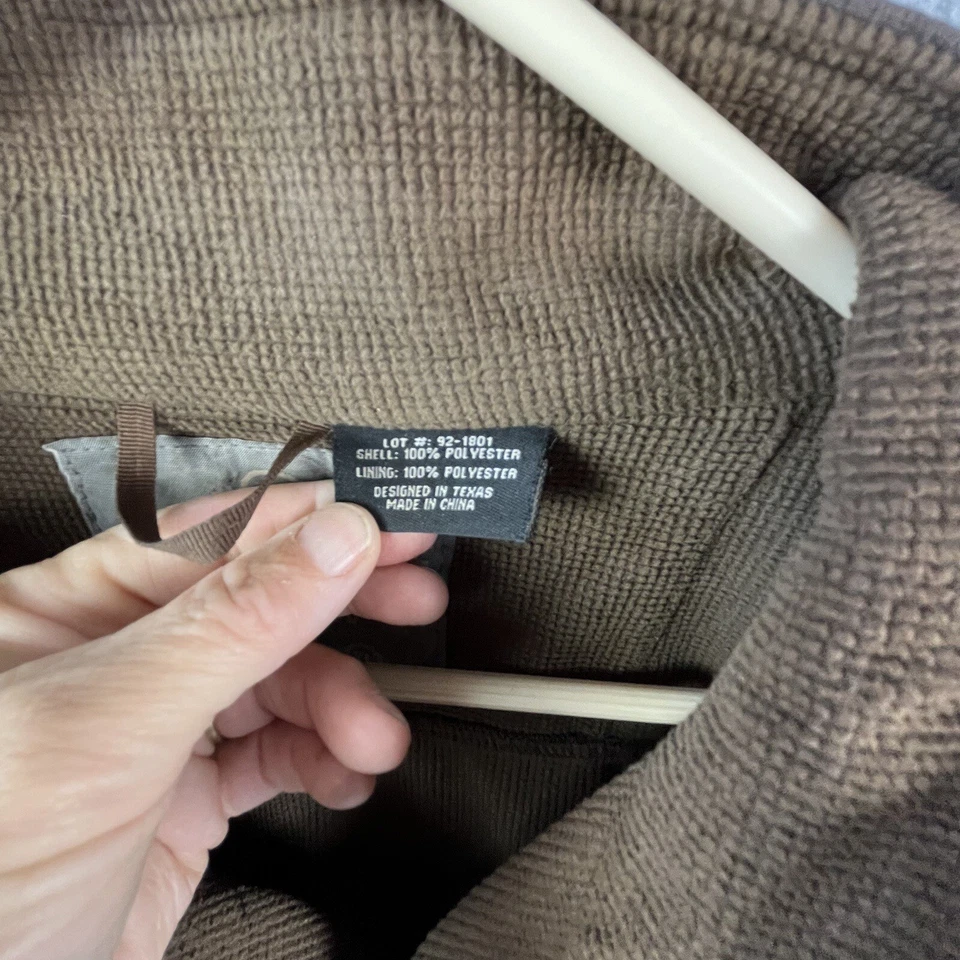 Chaqueta Panhandle Para Hombre Talla XL Marrón Tuf Cooper Performance Foto 3 de 4