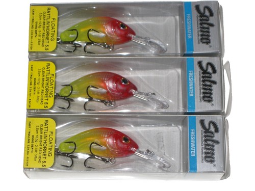 Leurre Salmo Hornet 3,5cm 2,2g – Hot Perch, Ultra Léger Pour Truite, Perche, Bass