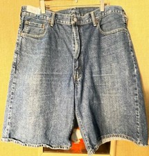 Levi s 550 men s blue denim shorts 40 x 10 relaxed