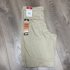 Dickies Classic Fit Girl's Khaki Bermuda Shorts SIZE 16