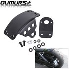 Motorcycle Side Mount Tail Light Brake License Plate Bracket for Harley Bobber