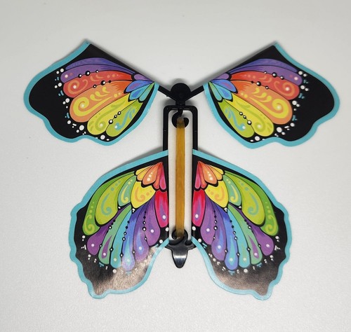 5 Stck. Magic Flying Schmetterling Flattern Flyer Spielzeug für Kinder Farbe zufällige Stücke Neu - Bild 3 von 6