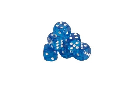 Koplow 7-Piece Polyhedral Dice Set - Transparent Green With White Numbers, Recessed & Wear-Resistant - View #7