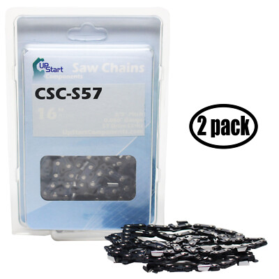 2X 16'' Halbmeißel Sägekette für Echo CS352 Kettensägen