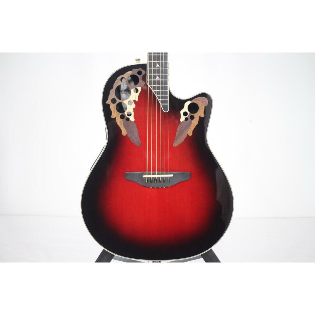 Ovation 1868 ELITE Electric Acoustic Guitar Ovation 1868 Elite 2002 Red Burst