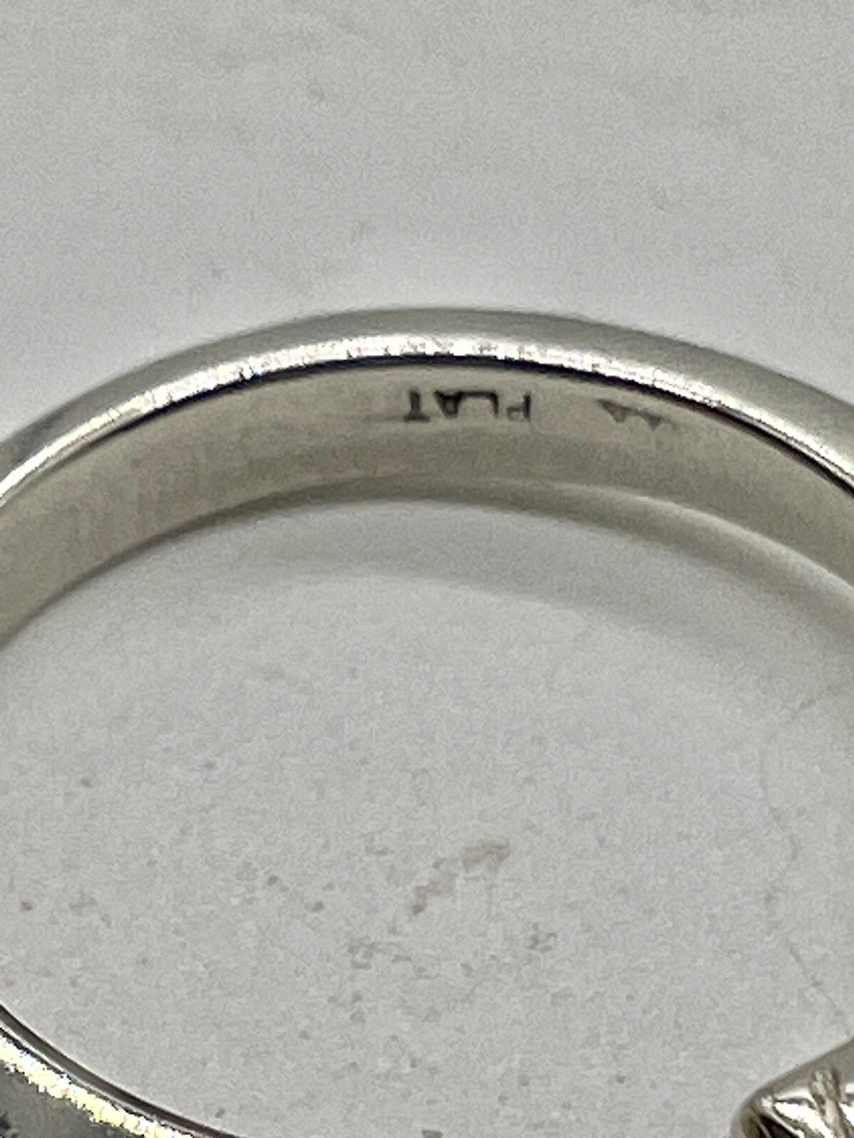 Solid 950 Platinum .50tcw Diamond Cluster  Ladies… - image 7