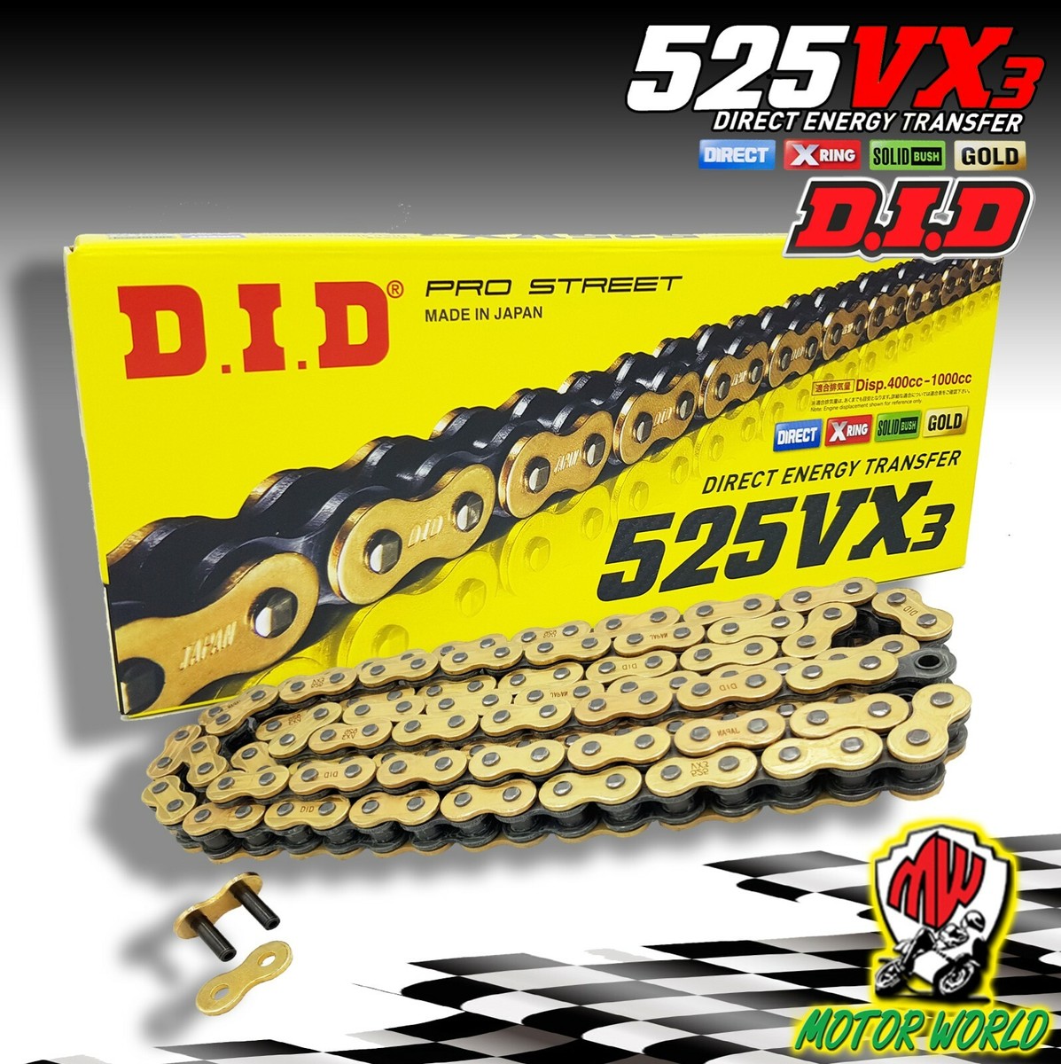 401547124 Catena Trasmissione Did Vx3 Passo 525 - Foto 6