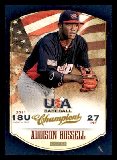 2013 Panini USA Champions #117 Addison Russell USA