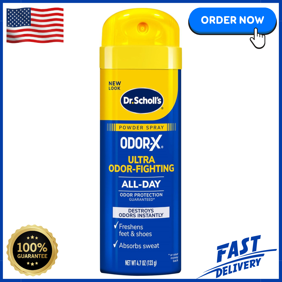 Dr. Scholl’s OdorX Ultra Odor Fighting Foot Spray Powder 4.7 oz Destroys Odors eBay