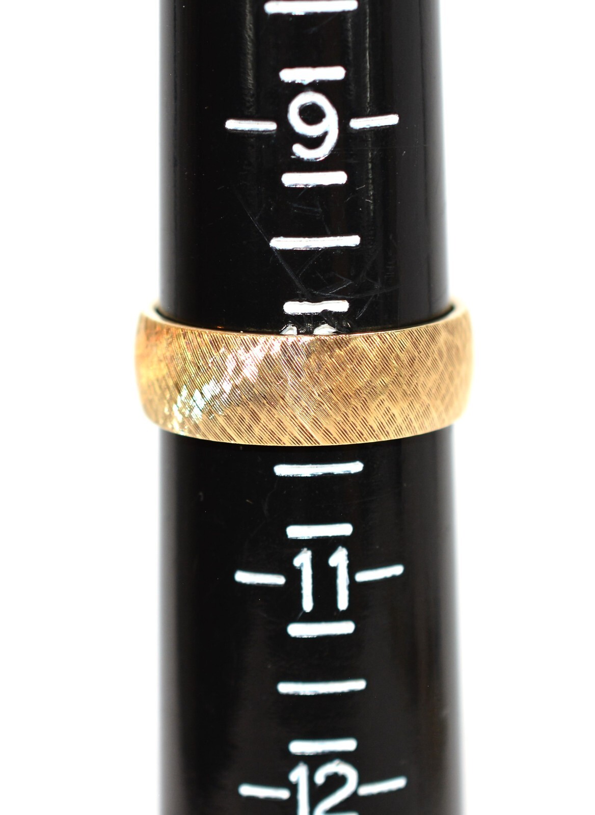 14K Solid Gold Ring Band Ring Wedding Band Weddin… - image 9