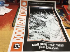 2017 DC Doomsday Clock Print Ad/Poster Watchmen Dr Manhattan Gary Frank Wall Art
