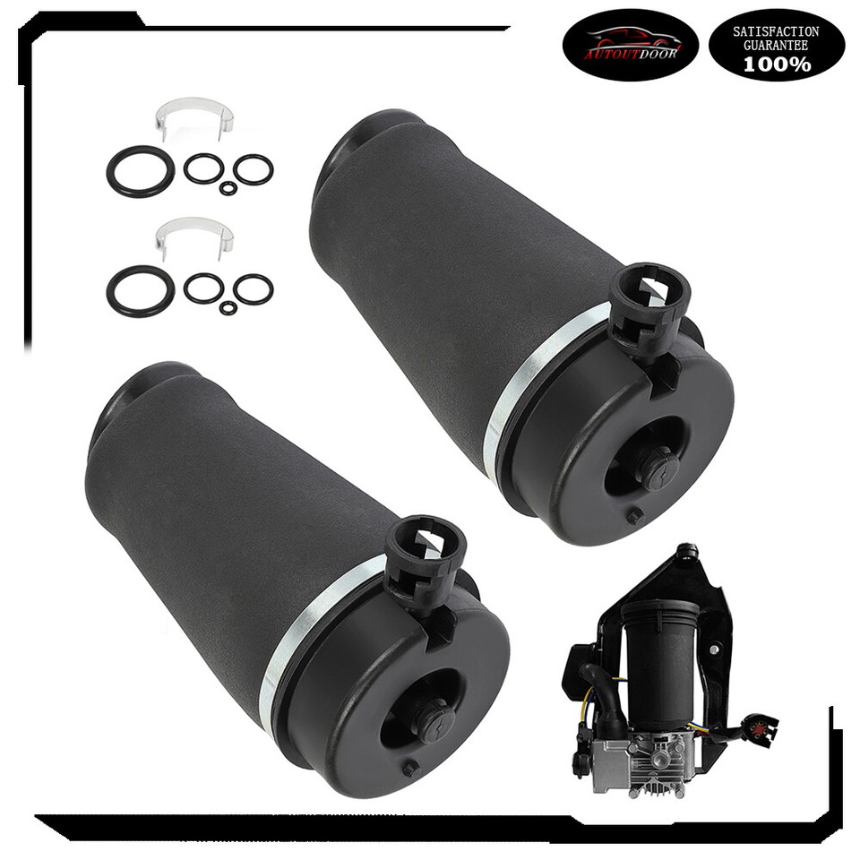3PCS Rear Air Suspension Spring Bag Compressor Dryer Kit For Ford ...
