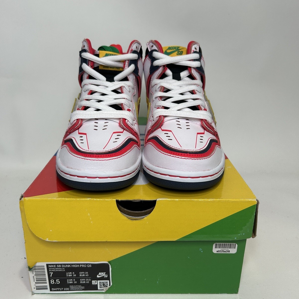 Nike SB Dunk High Pro QS “RX-0 Unicorn Gundam” DH7717-100 Men's 7