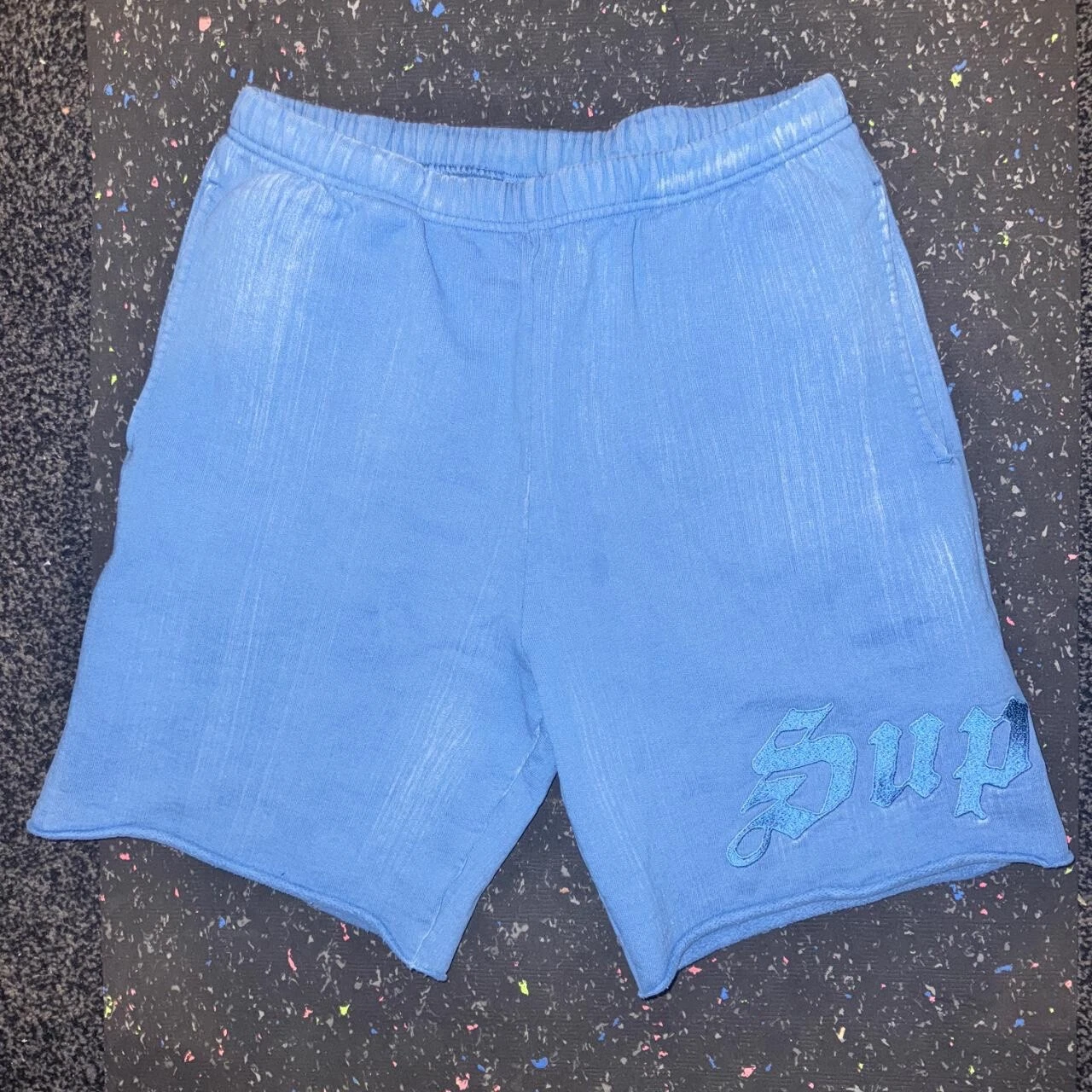 Sweat shirt Supreme Brush Stroke « Pale Royal » 2021   Taille : Small