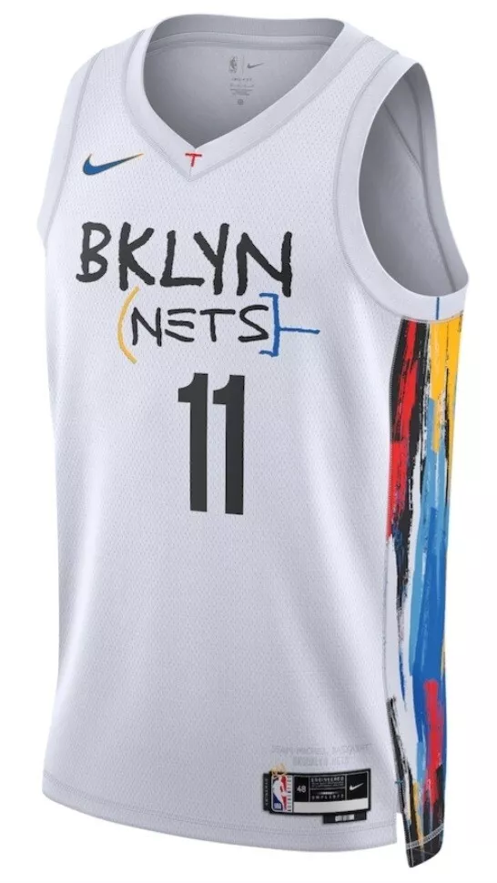 REGATA BROOKLYN NETS WHITE SWINGMAN JERSEY 22/23 - CITY EDITION